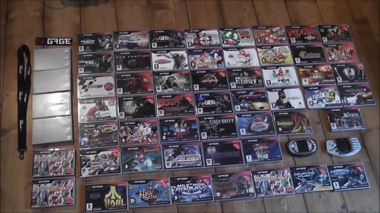 Near Complete N-Gage Game Collection - CIB Sealed PAL - Nokia Game Phone - RetroGameTech