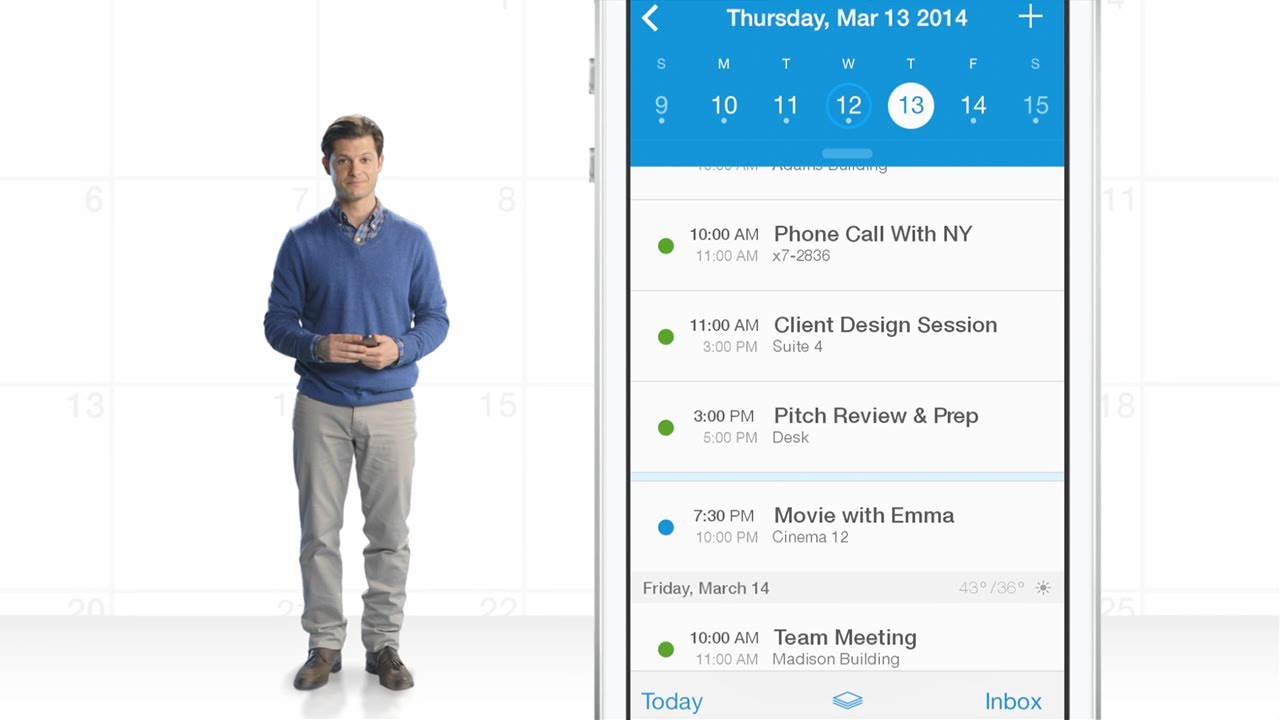 UpTo Calendar App for iPhone and Android