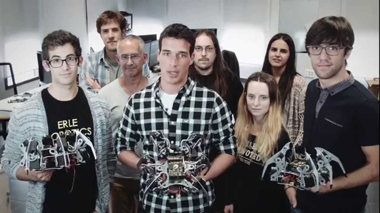 Erle-Spider, an Ubuntu drone with legs
