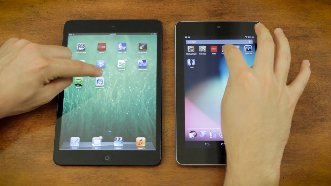 Apple iPad Mini vs Google Nexus 7 vs Speedtest & Gaming Performance