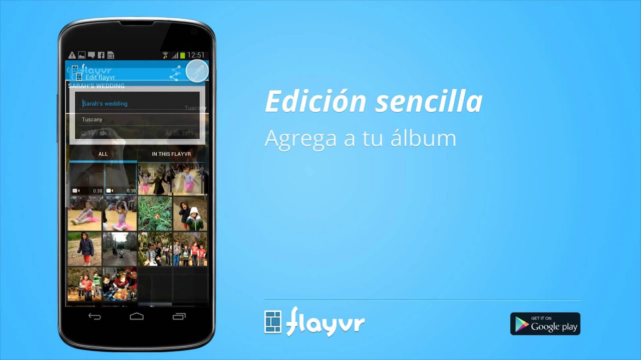 Introducing flayvr for Android (Spanish)