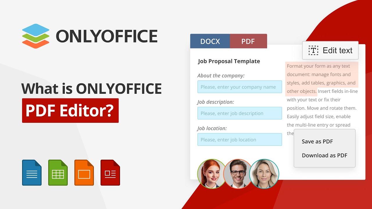 ONLYOFFICE Docs: PDF Editor