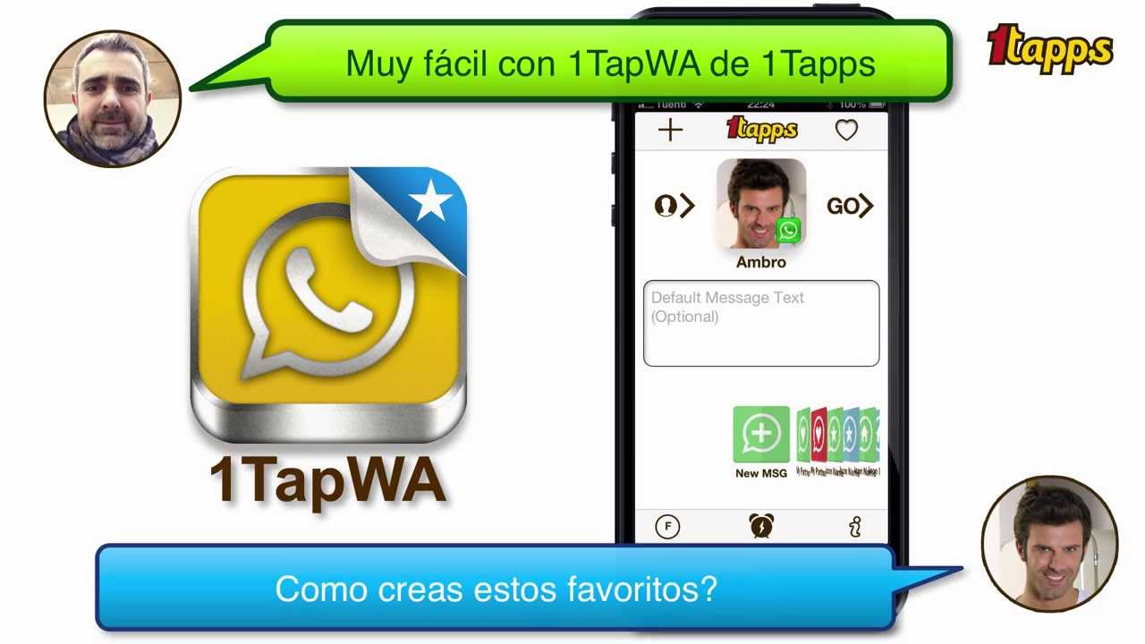 1TapWA - Favoritos para WhatsApp Messenger directamente en la Pantalla de Inicio de tu iPhone