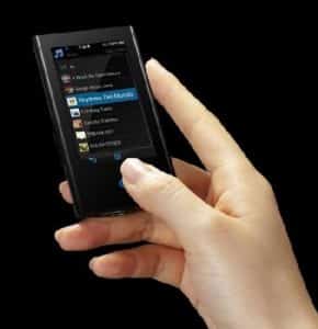 samsung yp p2 parte trasera