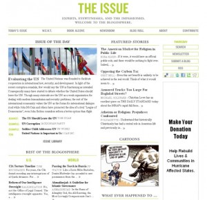 theissue mainpage