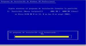 formateando