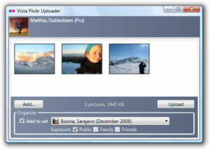 vista flickr uploader 500x359