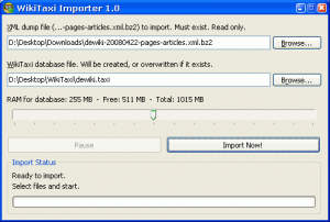 wikitaxi importer