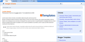 chrome blogger template