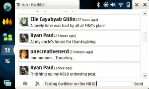 gwibber n810