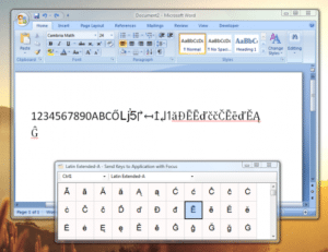 insert unicode characters 499x384
