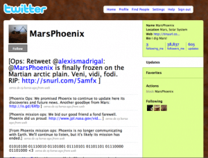 marsphoenix twitter