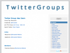 twitter groups