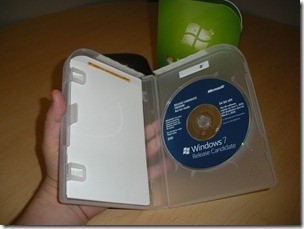 Las cajas oficiales de Microsoft Windows 7
