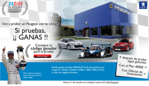24 dias de pruebas peugeot 1