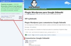 WP Sidewiki