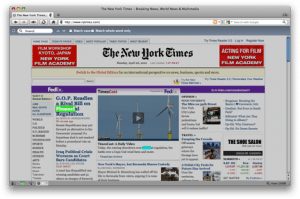 O105x Mac NYT find in page