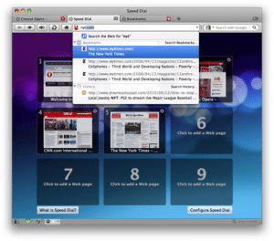 O105x Mac QuickFind Addressbar