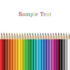 Vector Colorful Drawing Pencils Prev by DragonArt