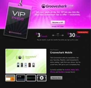 Grooveshark VIP