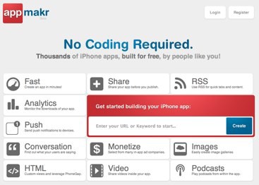 Crear aplicaciones para iOS con AppMakr