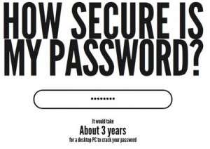 secure password