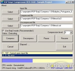 compresor bzip 2