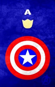 posters superheroes capitan america