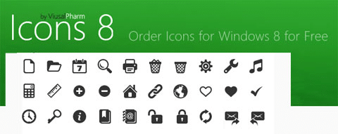 Iconos gratis para descargar basados en Windows 8