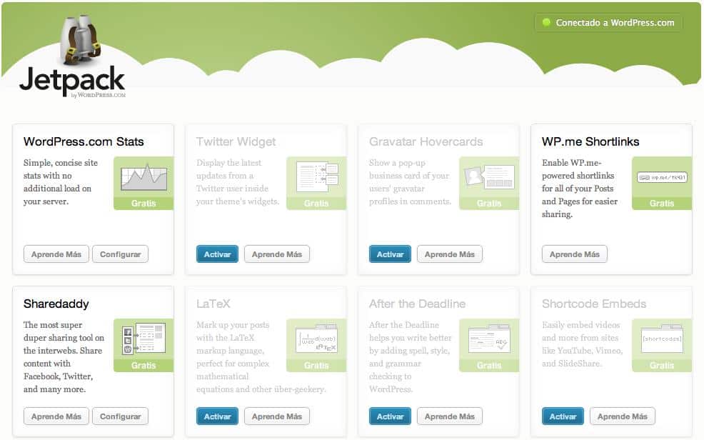 JetPack, un plugin para conectar WordPress a redes sociales
