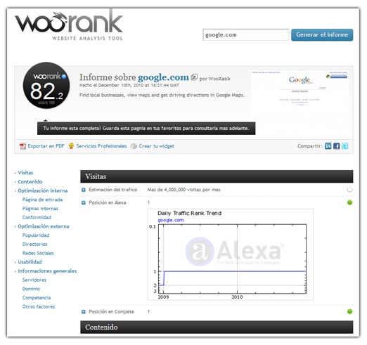 WooRank; una valoración precisa de tu web para identificar los problemas
