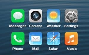ios 7 foto filtrada