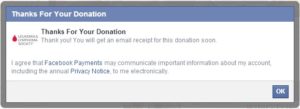 facebook donate 2