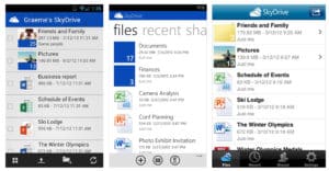aplicaciones para nokia lumia 5 skydrive