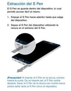 s pen manual