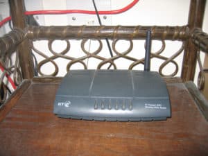 colocar router en zona libre