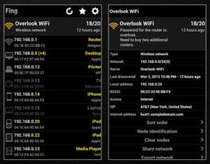 detectar intrusos en la red wifi app fing