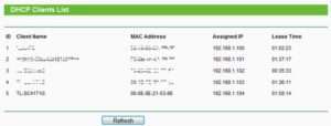 detectar intrusos en la red wifi lista dhcp