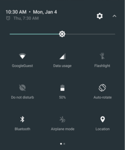 android n configuracion rapida