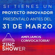 ¡Últimos días para participar en Zinc Shower con tu proyecto emprendedor!