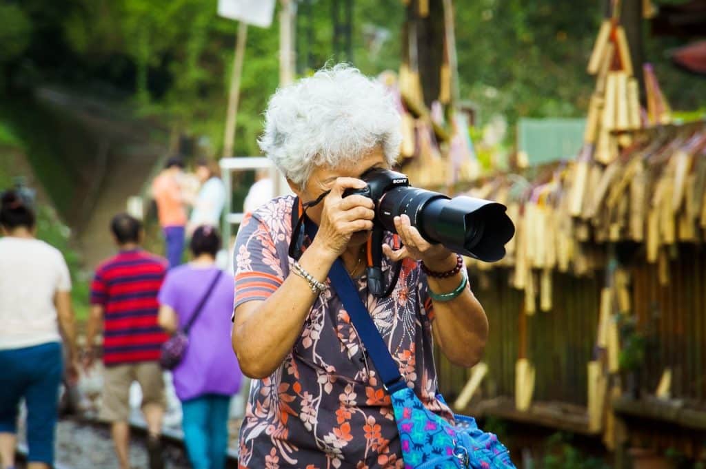 abuela fotografa