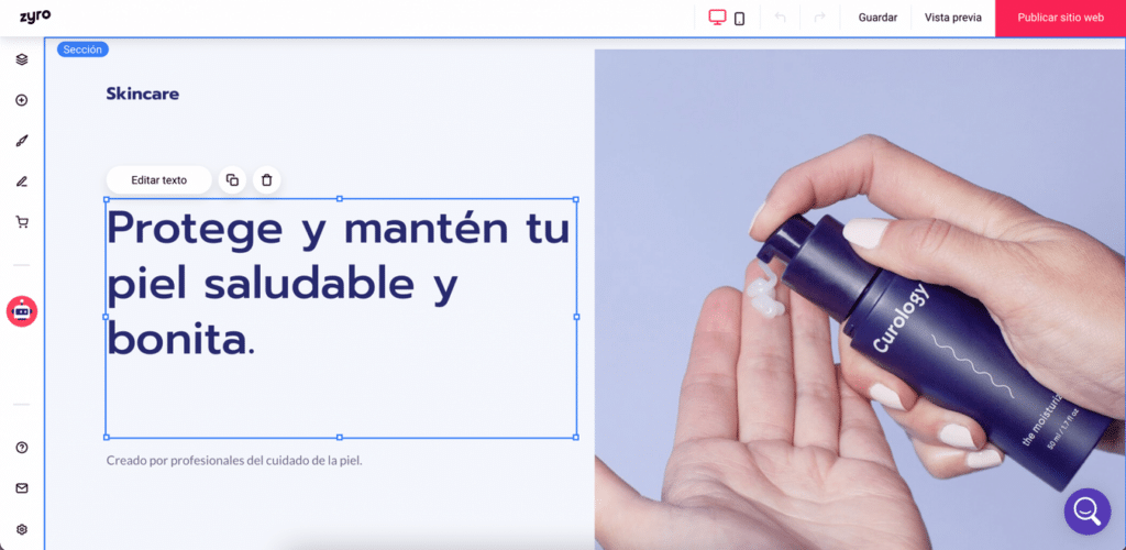 Zyro: un creador de sitios web y ecommerce fácil de utilizar 3 creador de web zyro 2