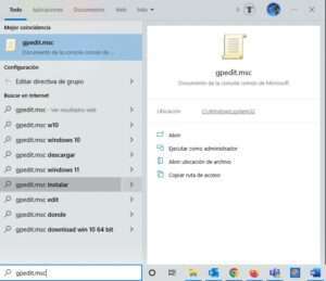 bloquear puertos usb windows 1
