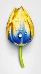 colorvivo top view of blue tulip extremely detailed photorealis 48d51279 3f5f 412f bbb8 570869120bce
