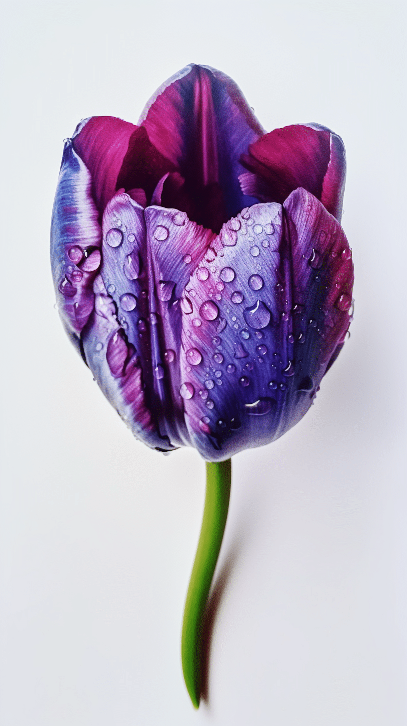 colorvivo top view of purple tulip extremely detailed photoreal e5f5e6fa bd2c 482f 89a1 a92906fae1d4