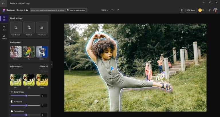 designer editor microsoft