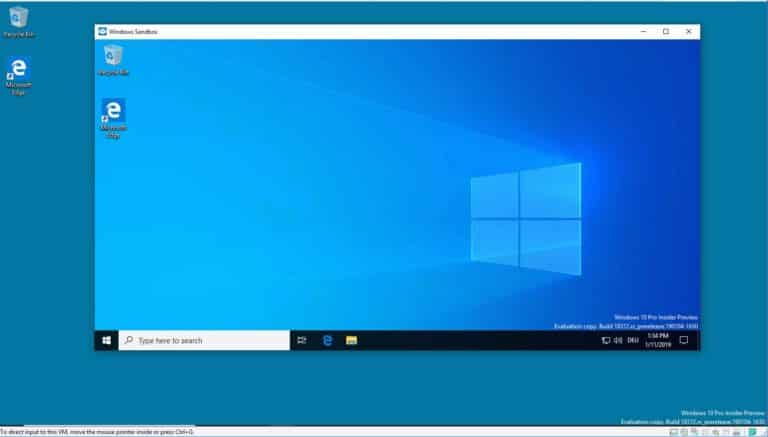 windows sandbox 10