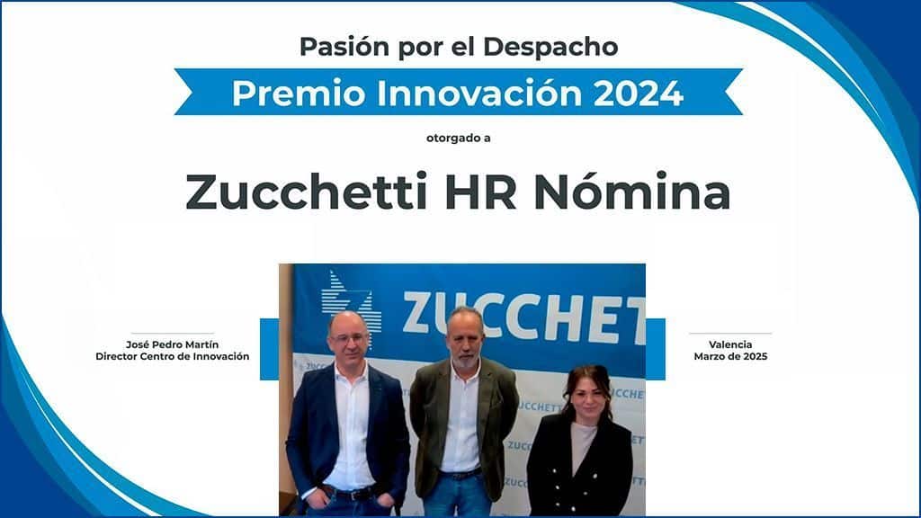 Zucchetti Spain Gana el Premio Innovación 2024 en el X Congreso de Transformación Digital de Despachos Profesionales