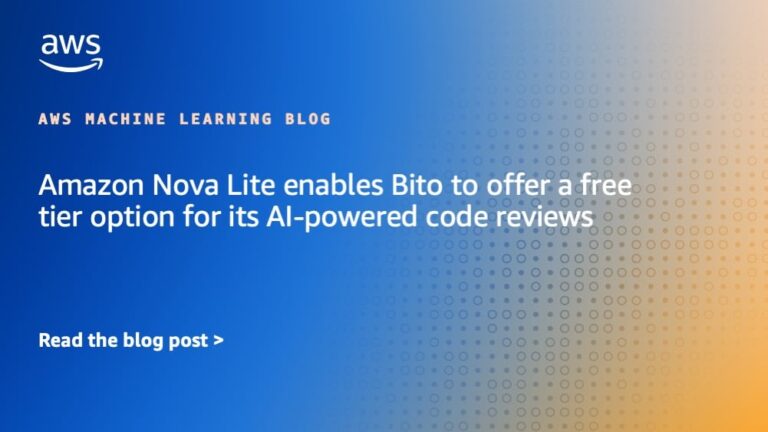Amazon Nova Lite Ofrece Opción Gratuita para Revisiones de Código con IA de Bito