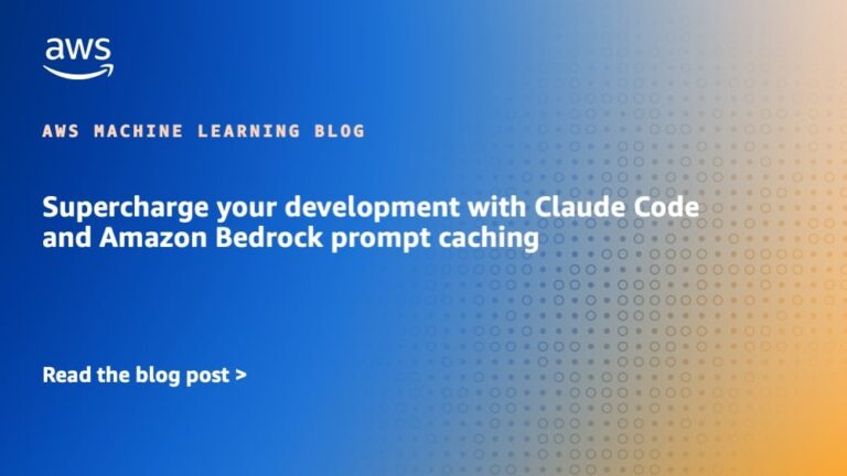 Impulsa tu Desarrollo con Claude Code y el Caché de Prompts de Amazon Bedrock